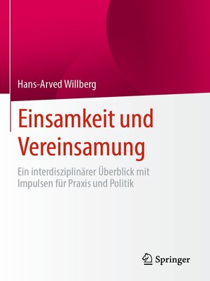 Einsamkeit und Vereinsamung - ebook
